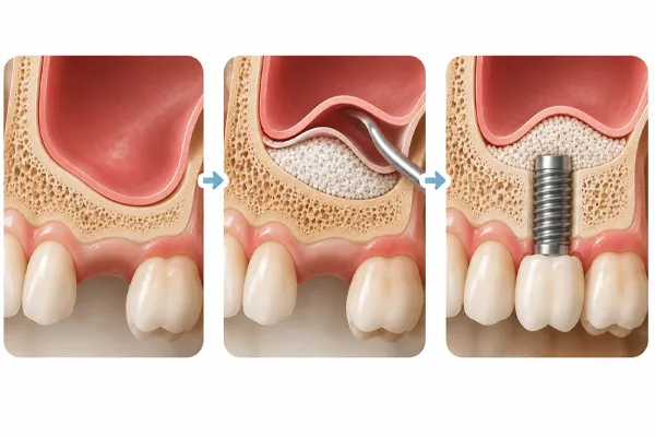 سینوس لیفت چیست؟ چه زمانی قبل از ایمپلنت انجام می‌شود؟