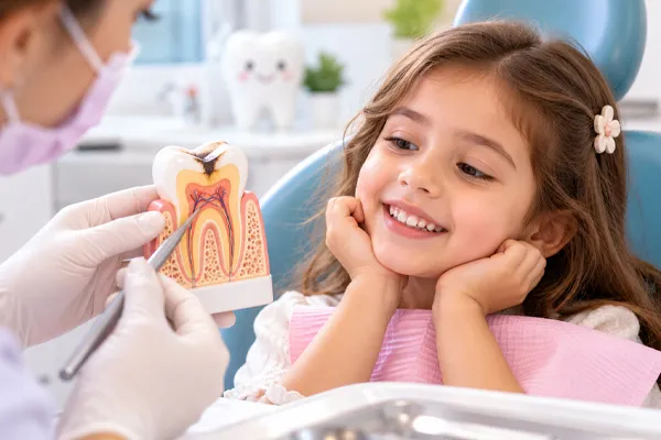 پالپوتومی دندان شیری چیست؟ تفاوت پالپوتومی با عصب‌کشی دندان کودک